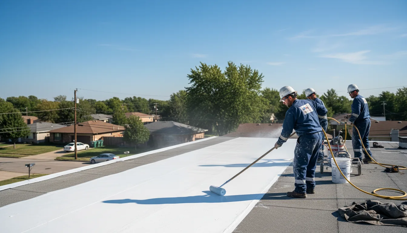 Commercial roof coating in Arley, AL near me